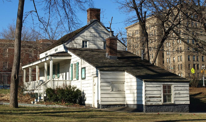 Fotografie del cottage di Poe a New York