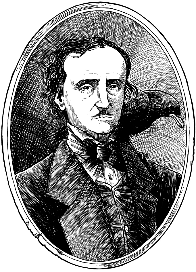Ritratto di Poe di Richard Svensson