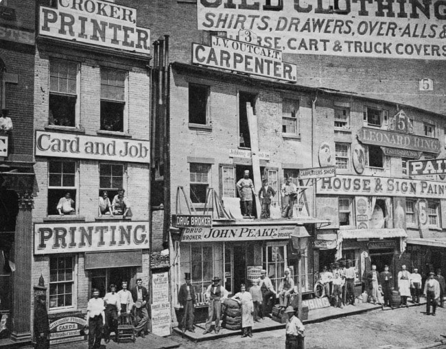 Manhattan nel 1865