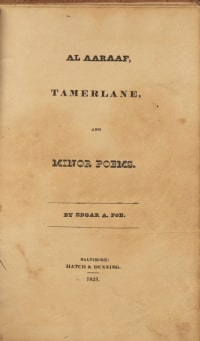 Al Aaraaf, Tamerlane, and Minor Poems
