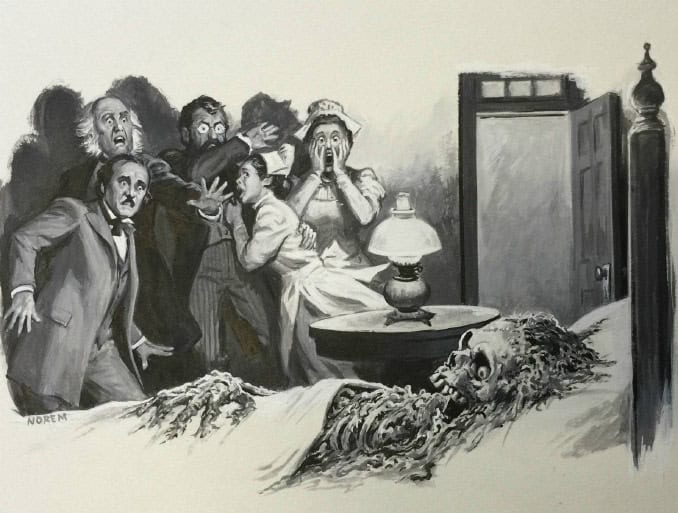 La verità sul caso del signor Valdemar - Scena finale